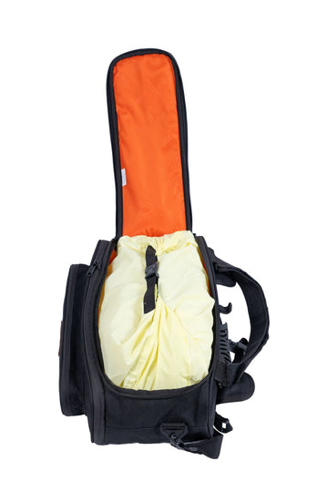 Stallion Sports Expandable Waterproof Saddlebags for All Motorcycles with a Saddle Stay Installed, Including Rain Cover and Dry Bags